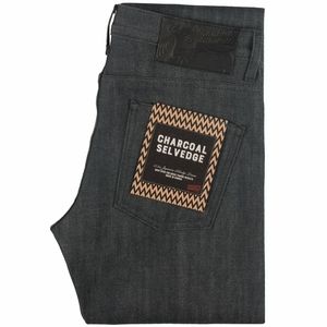 Naked & Famous Charcoal Selvedge Jean's 36 x 34